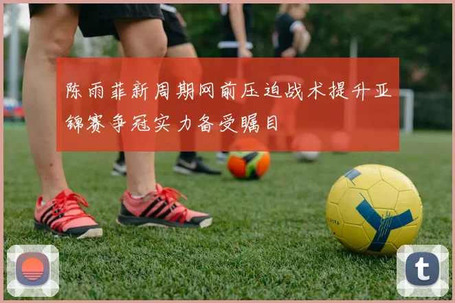 陈雨菲新周期网前压迫战术提升亚锦赛争冠实力备受瞩目